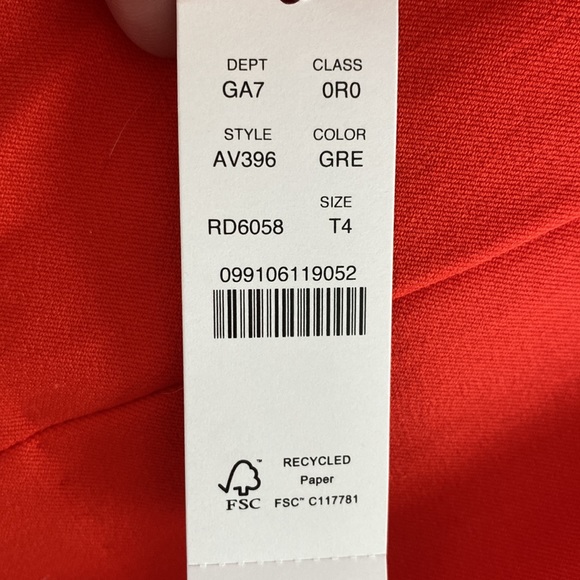 J. crew size 4 Tall new Remi pant in bi-stretch cotton in color grenadine. NWT - Picture 6 of 6